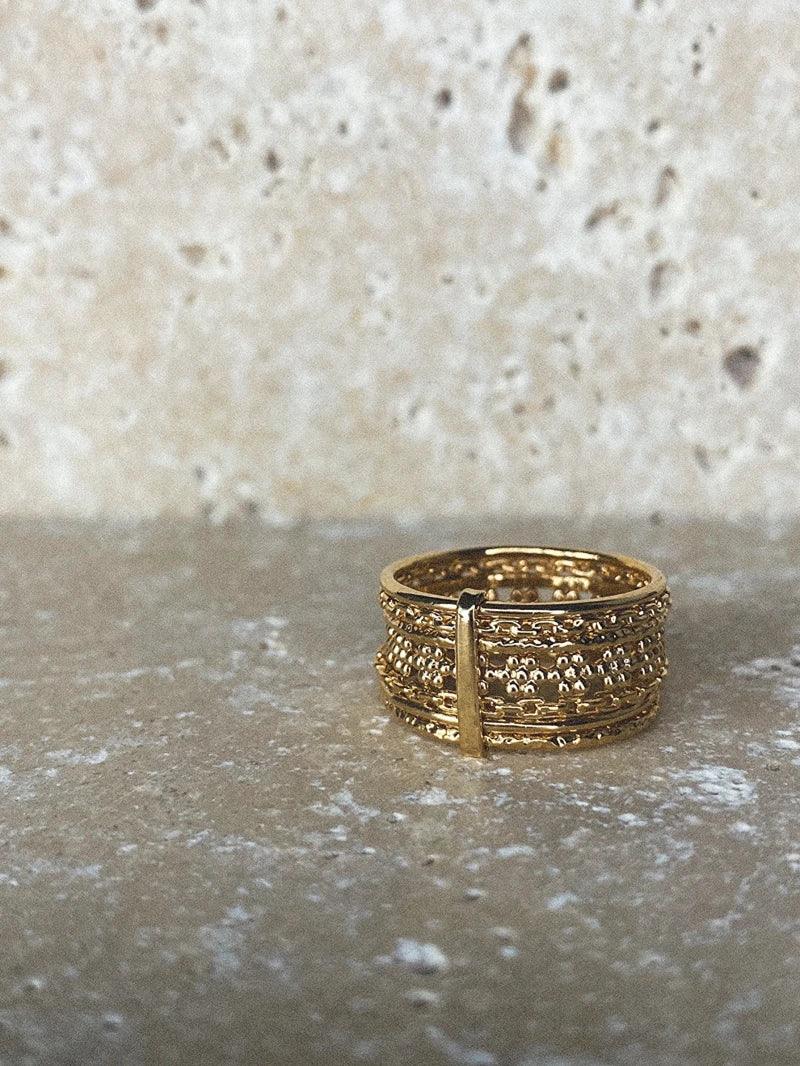 Bague semainier doré - Flowers - Image 4