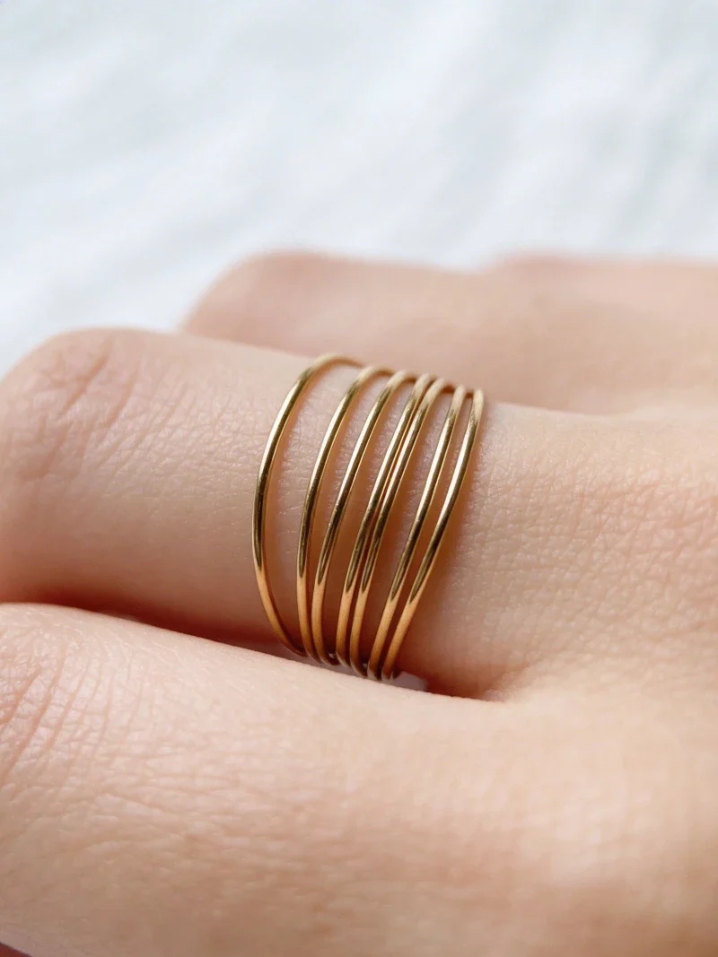Bague semainier doré ou argenté - Faith - Image 13