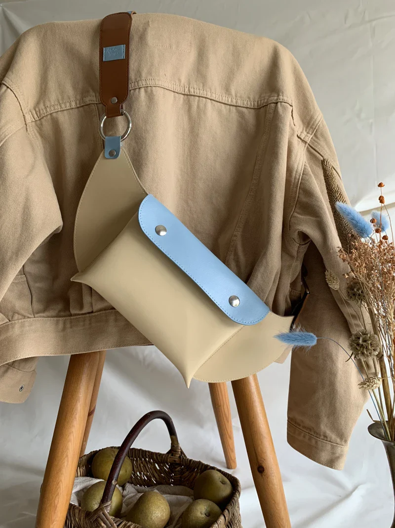 Sac banane XL vegan tricolore - plusieurs coloris - Image 3