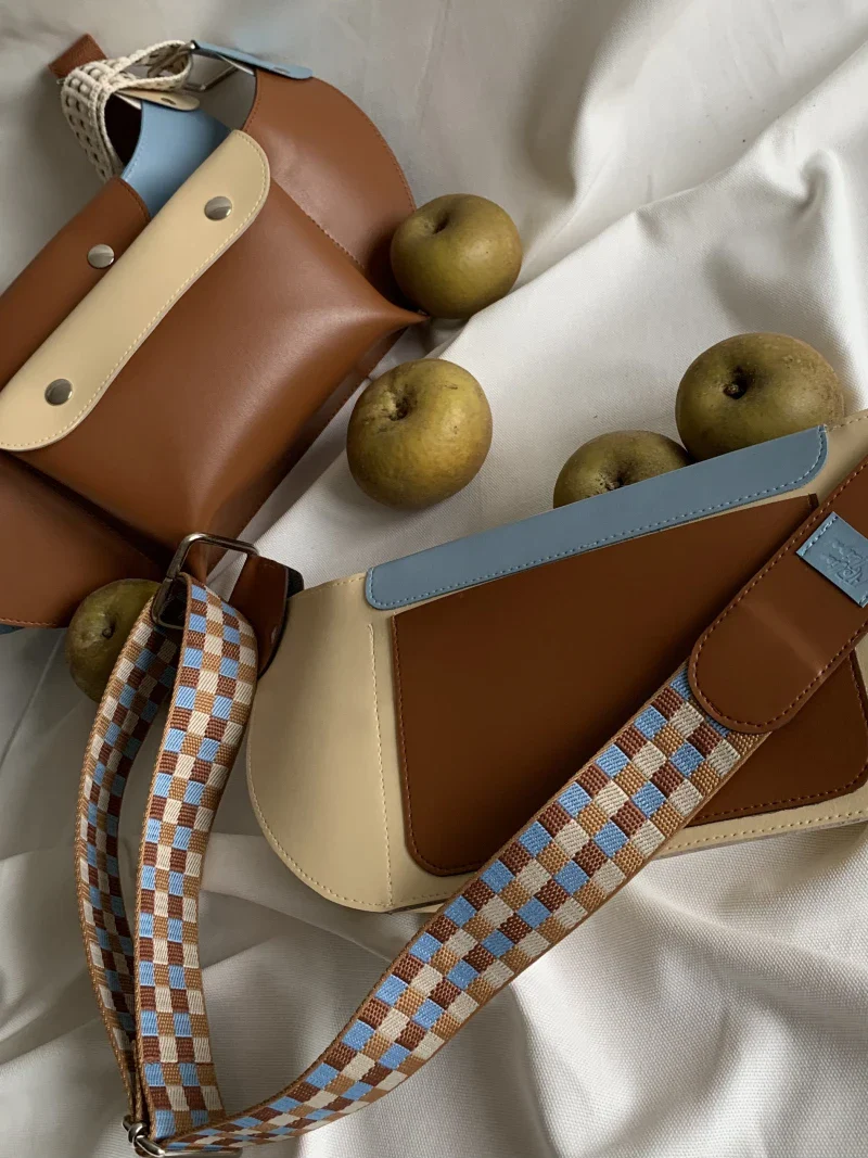 Sac banane XL vegan tricolore - plusieurs coloris - Image 5