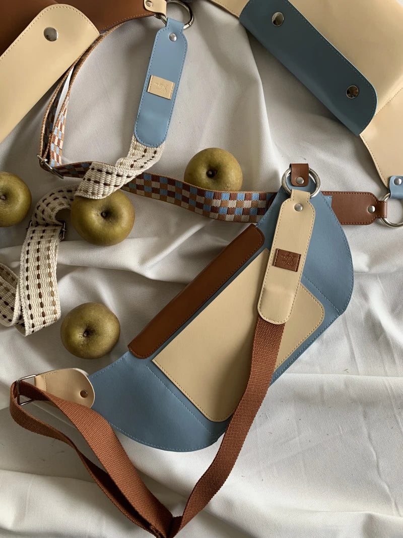 Sac banane XL vegan tricolore - plusieurs coloris - Image 6