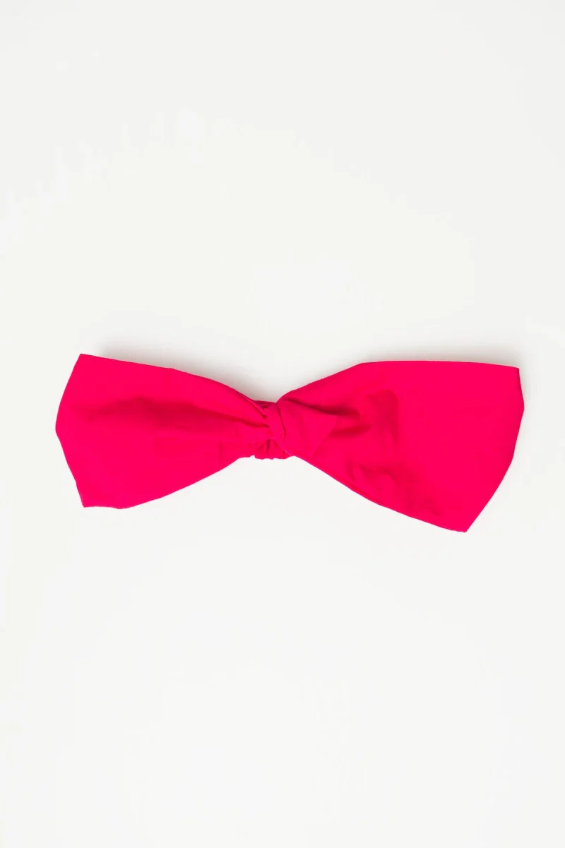 Bandeau en coton bio certifié rose - Image 2