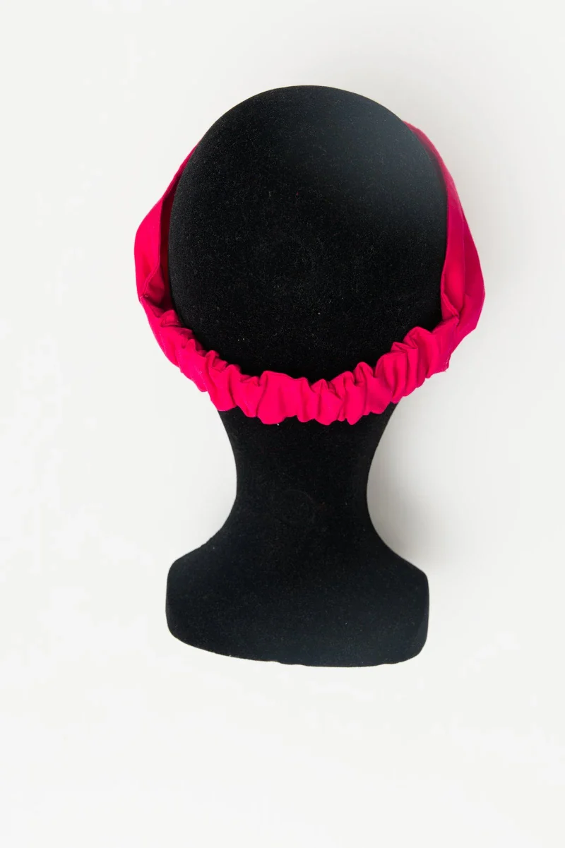 Bandeau en coton bio certifié rose - Image 4