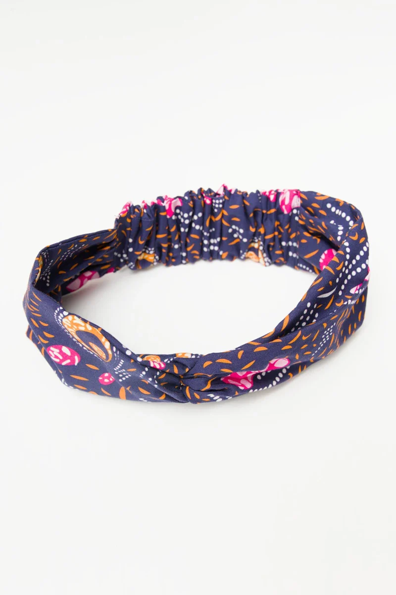 Bandeau en coton biologique à motifs - Jungle Love - Image 2