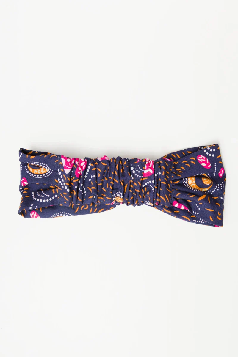 Bandeau en coton biologique à motifs - Jungle Love - Image 3