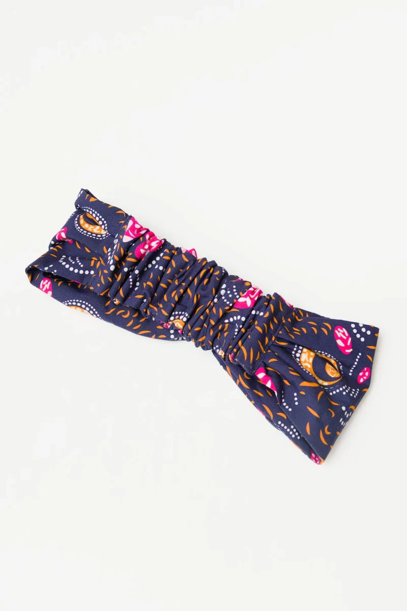 Bandeau en coton biologique à motifs - Jungle Love - Image 4