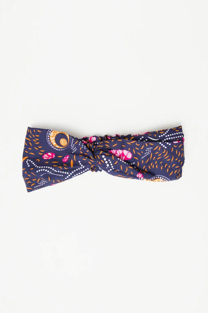 Bandeau en coton biologique à motifs - Jungle Love - Image 5
