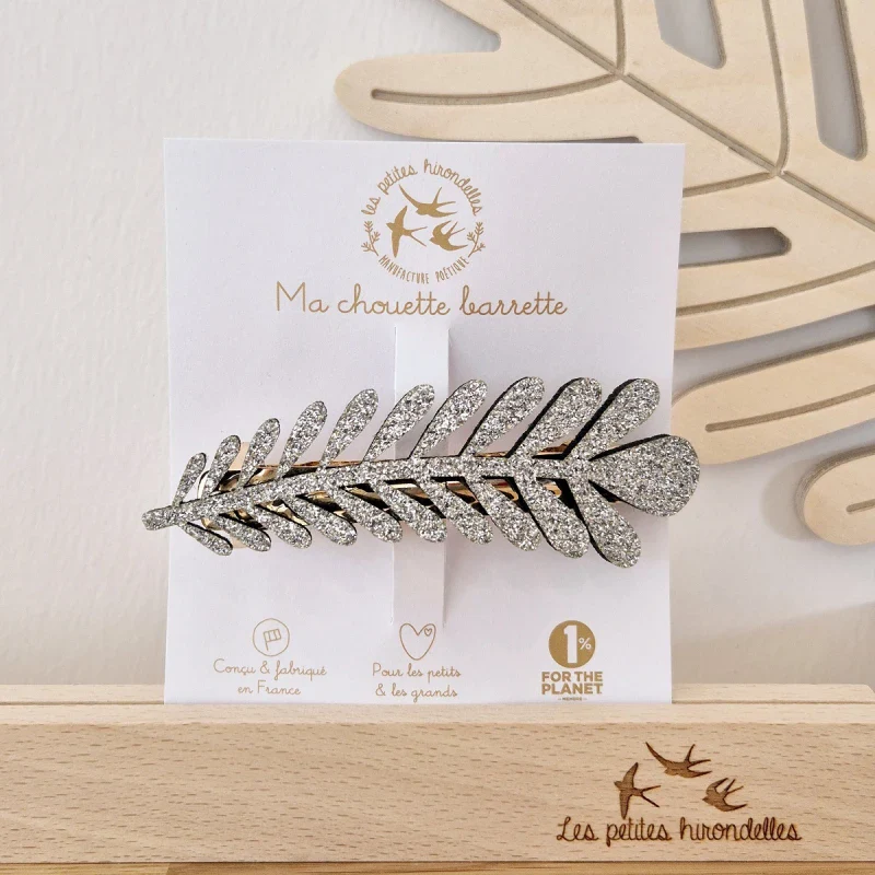 Barrette clip - Branche de pin - Image 10