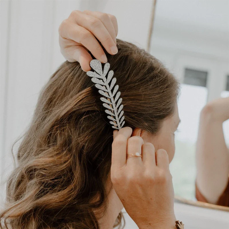 Barrette clip - Branche de pin - Image 2