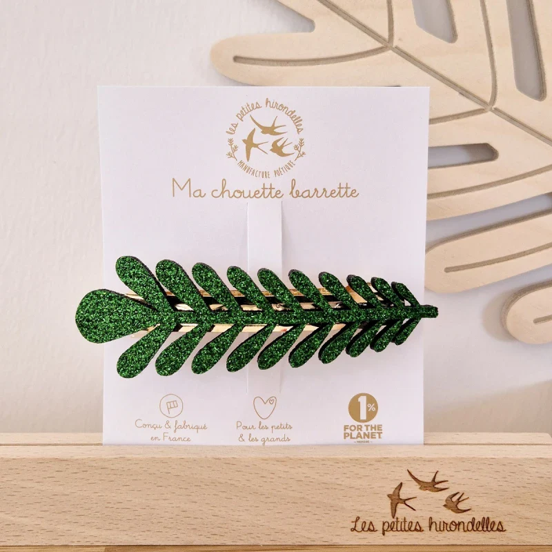 Barrette clip - Branche de pin - Image 5