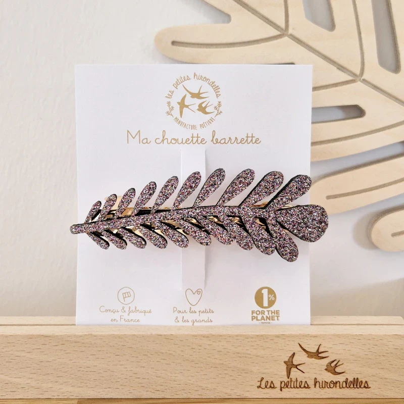 Barrette clip - Branche de pin - Image 7