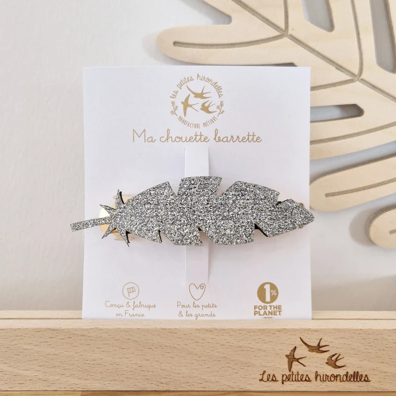 Barrette clip - Plume - Image 11