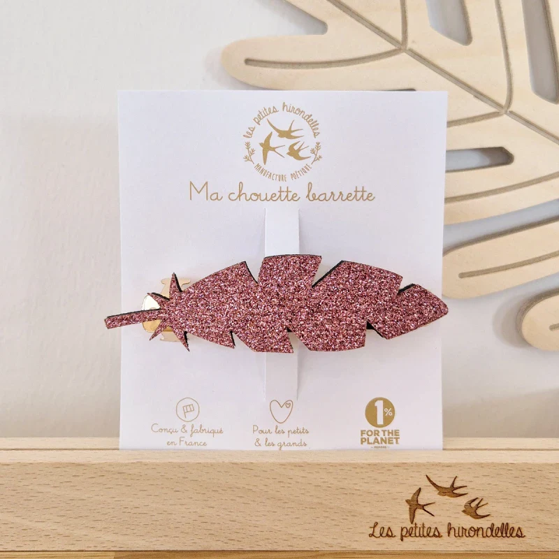 Barrette clip - Plume - Image 7