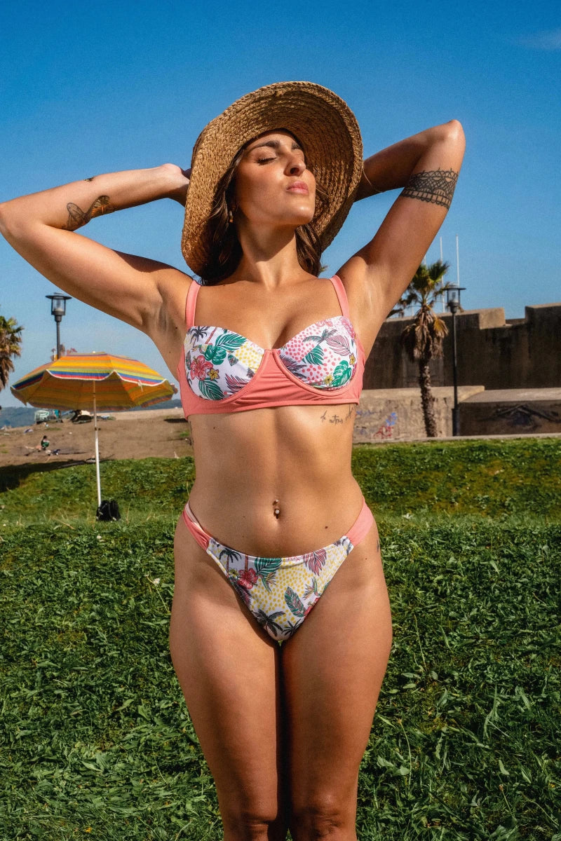 Bas de maillot de bain tanga imprimé - Tropique - Image 7