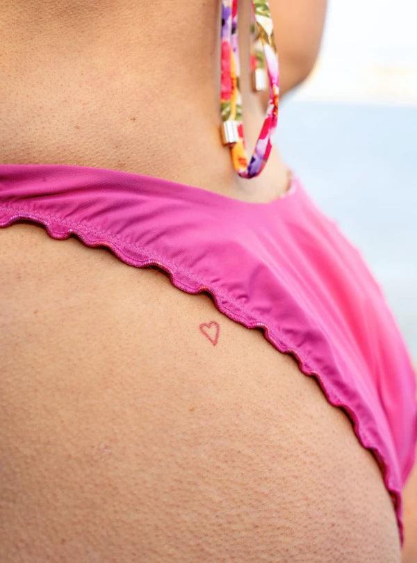 Bas de maillot de bain tanga réversible - Dahlia - Image 10
