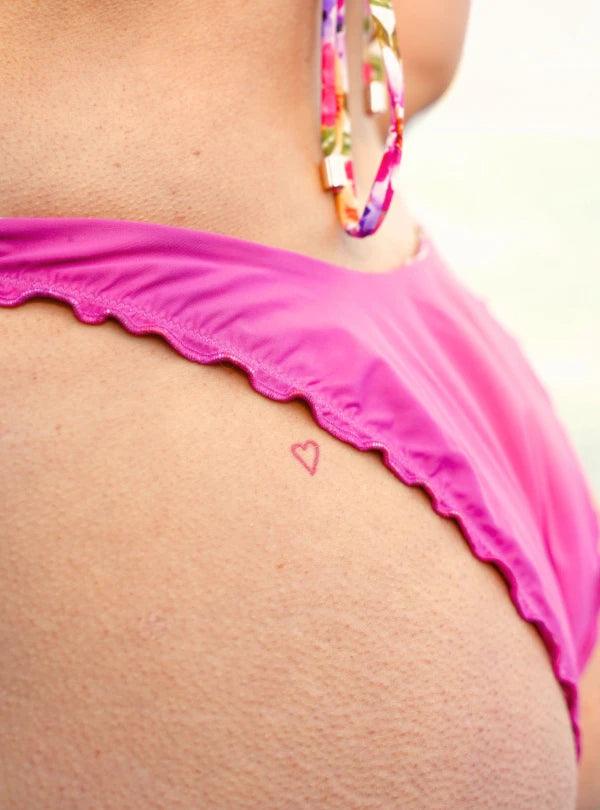 Bas de maillot de bain tanga réversible - Dahlia - Image 15