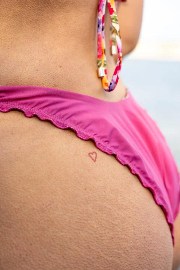 Bas de maillot de bain tanga réversible - Dahlia - Image 7
