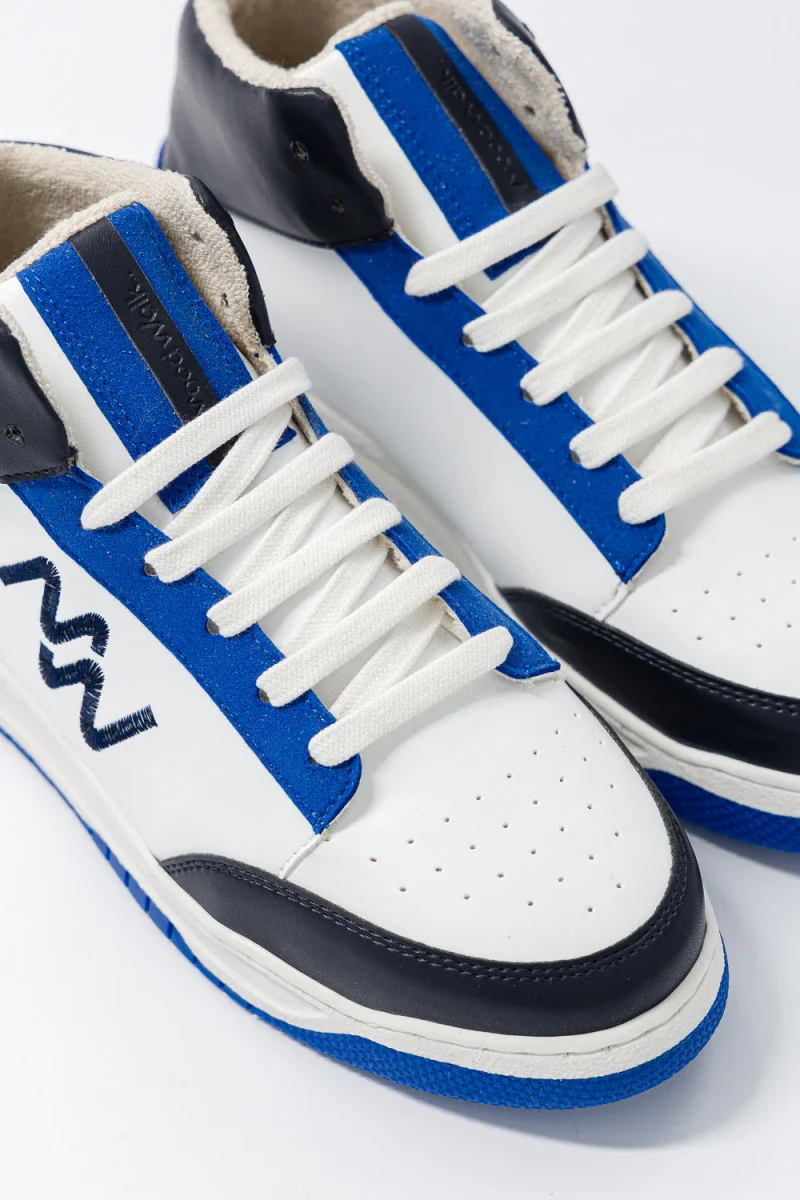 Basket montante vegan - French Touch Blue Spirit - Image 2
