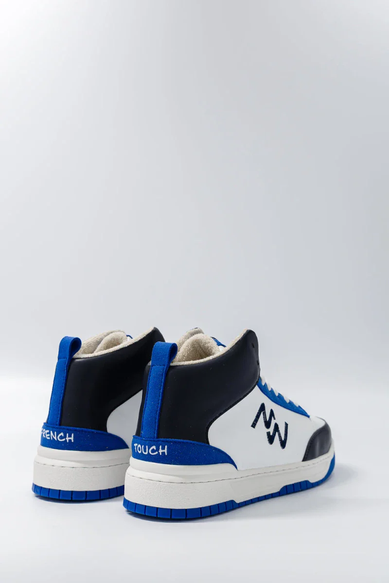 Basket montante vegan - French Touch Blue Spirit - Image 7