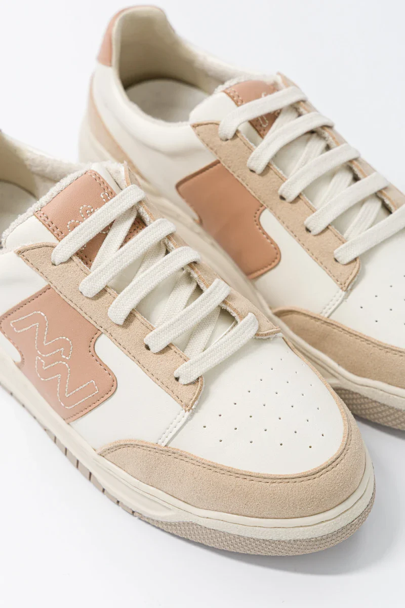Basket vegan beige et blanche - Dream Big Cafe Latte - Image 2