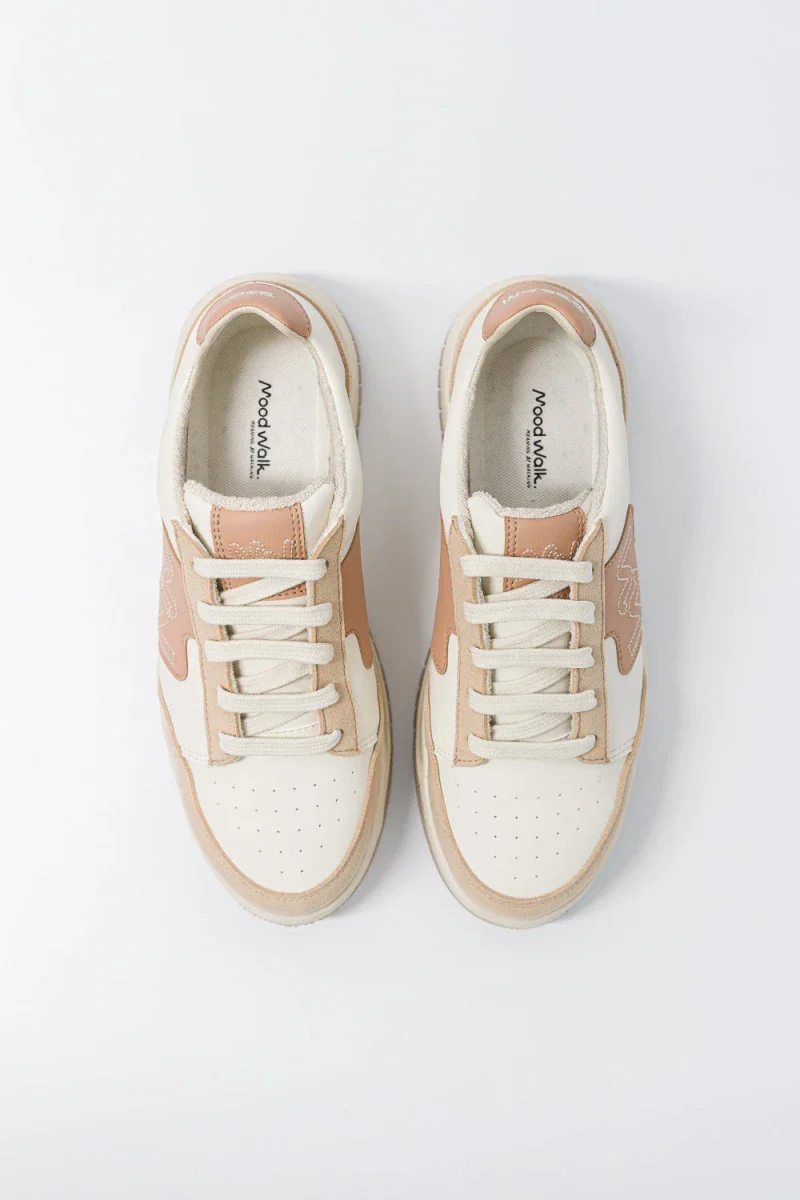 Basket vegan beige et blanche - Dream Big Cafe Latte - Image 4