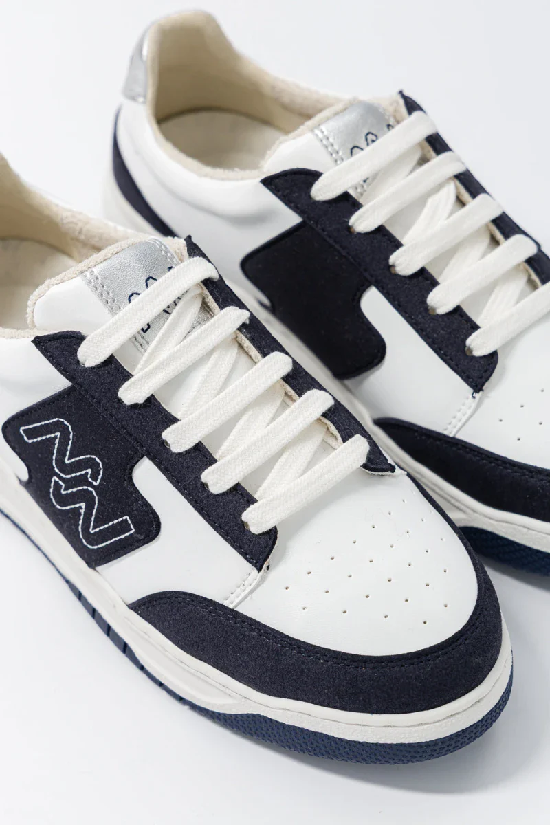 Basket vegan bleu marine et blanche - Dream Big - Image 2