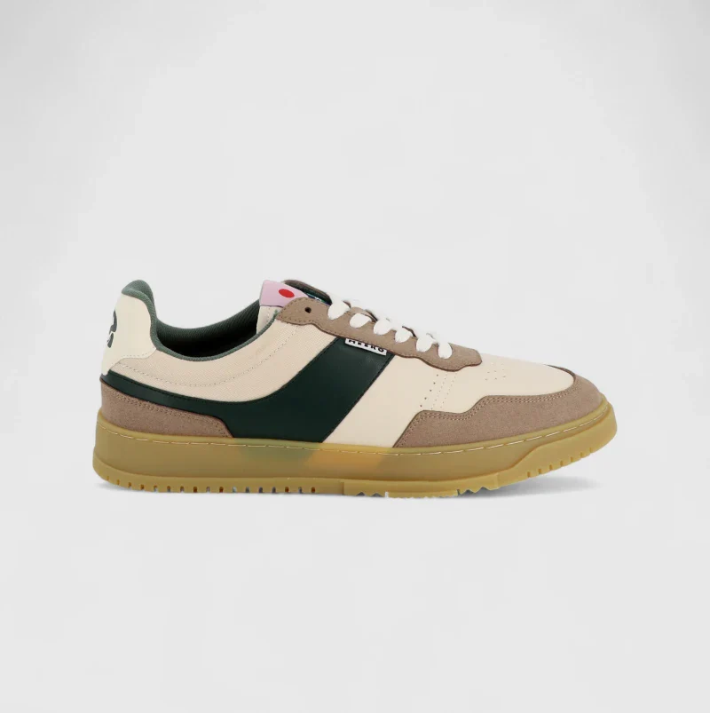 Baskets unisexes véganes en toile de Cordura - Kiboko duck green - Image 2