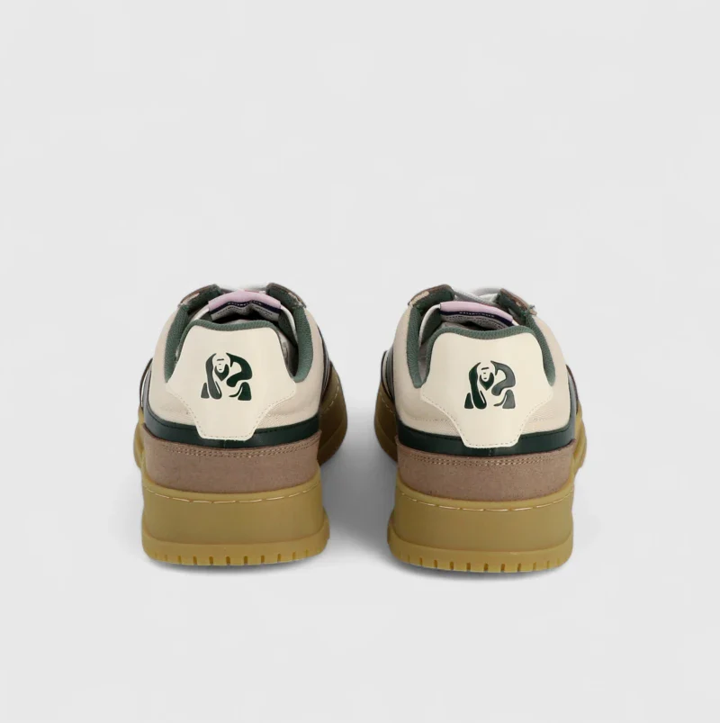 Baskets unisexes véganes en toile de Cordura - Kiboko duck green - Image 4