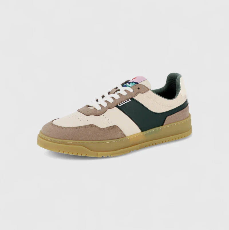 Baskets unisexes véganes en toile de Cordura - Kiboko duck green - Image 5