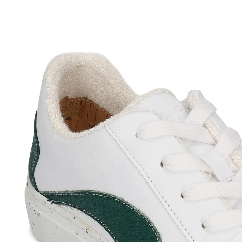 Baskets en cuir de pomme vert avec son kit de nettoyage - Berlin - Image 6