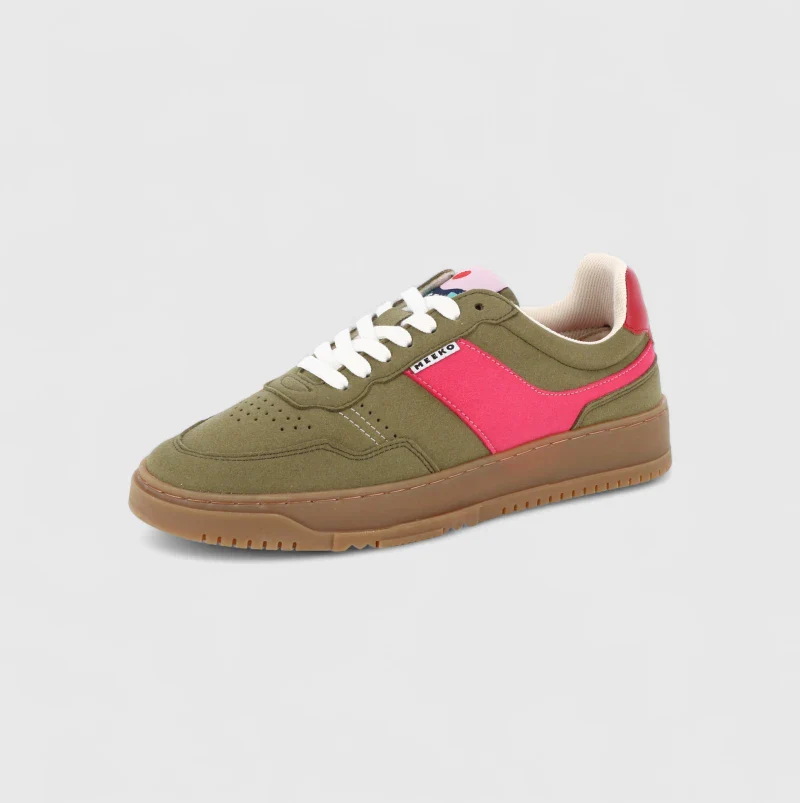 Baskets vert kaki unisexes véganes en toile de Cordura - Kiboko khaki - Image 5