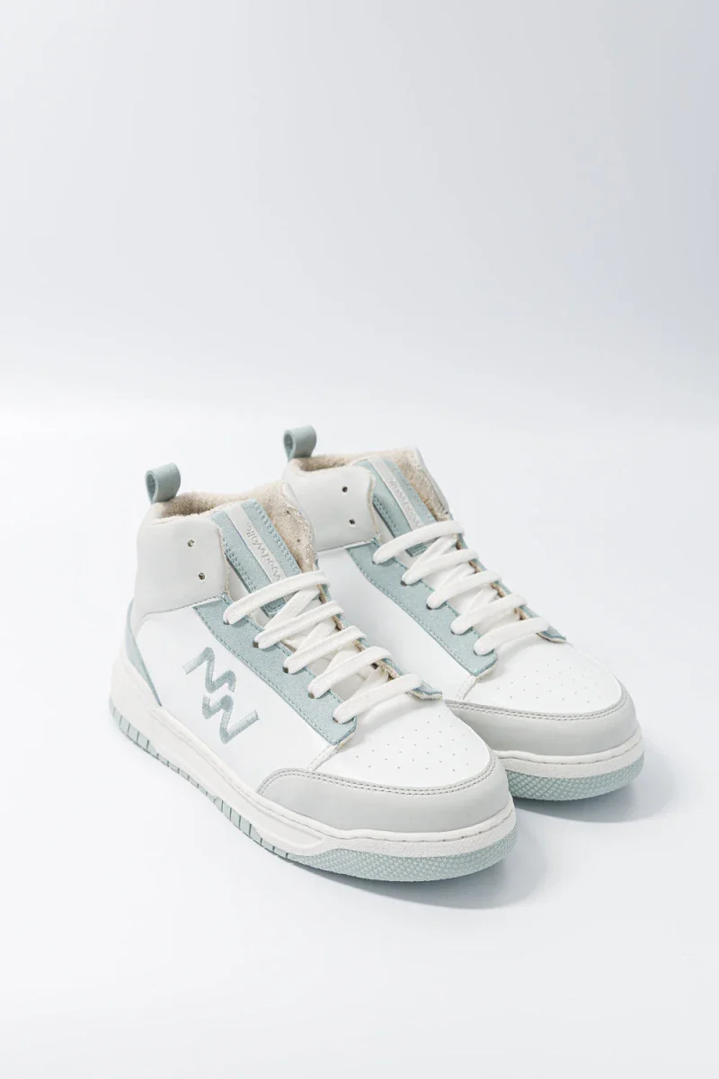Basket montante vegan - French Touch Ice Blue - Image 2