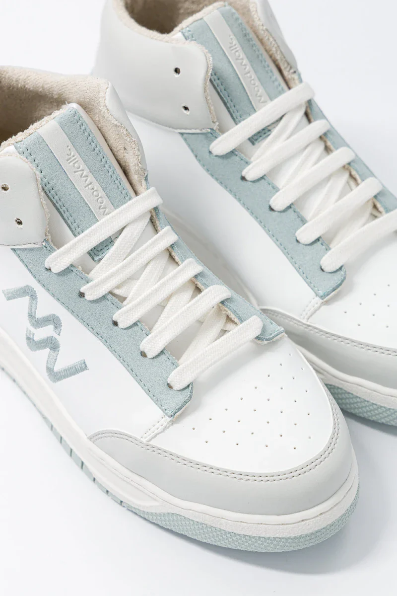Basket montante vegan - French Touch Ice Blue - Image 5