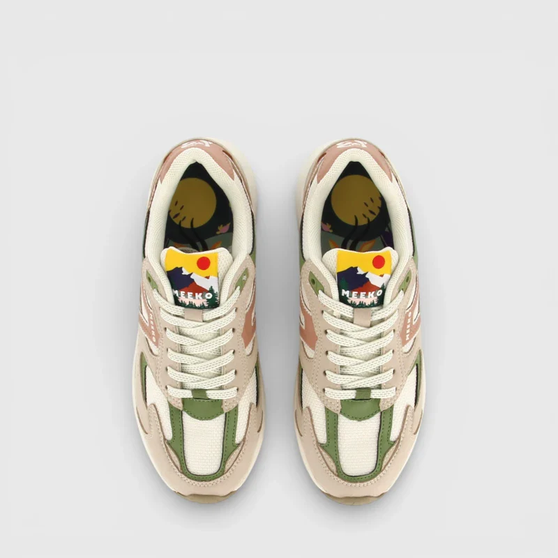 Baskets  unisexes olive -  CAPRA - Image 5
