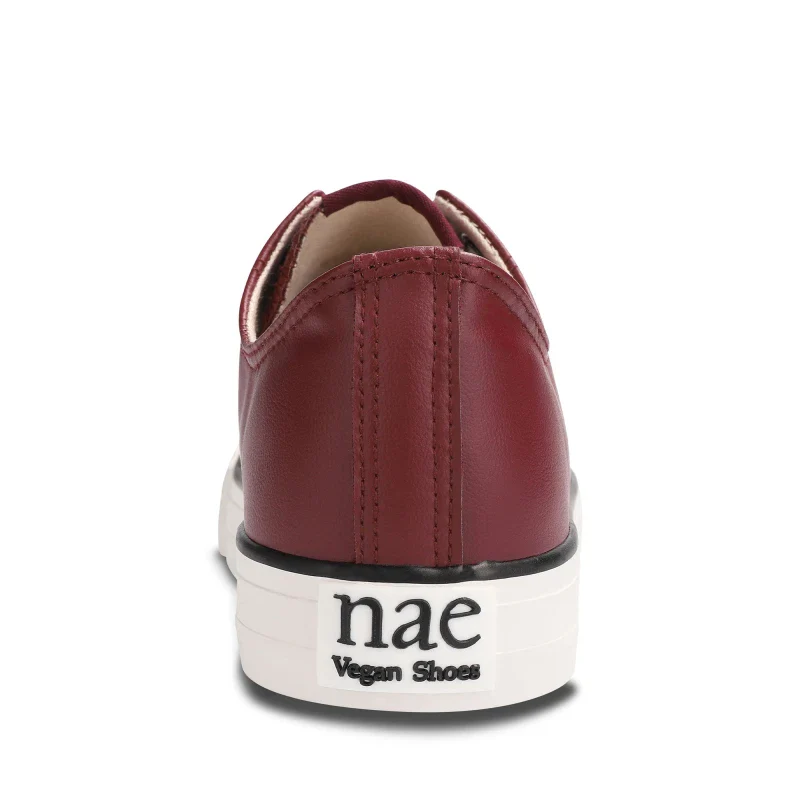 Baskets vegan en cuir de pomme rouge - Clove - Image 4