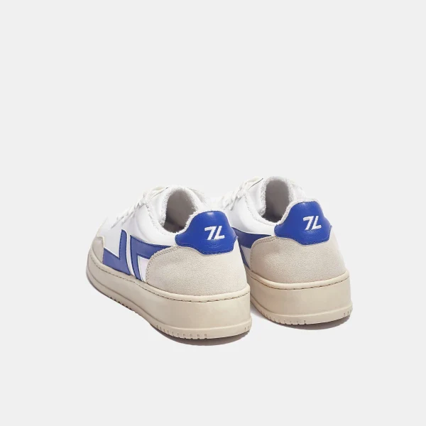 Baskets véganes blanches et bleu foncé - Bêta B1 - Image 3