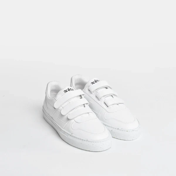 Baskets véganes blanches - Velcro - Image 3