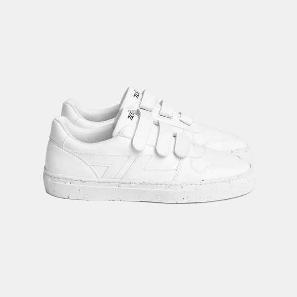 Baskets véganes blanches - Velcro - Image 4
