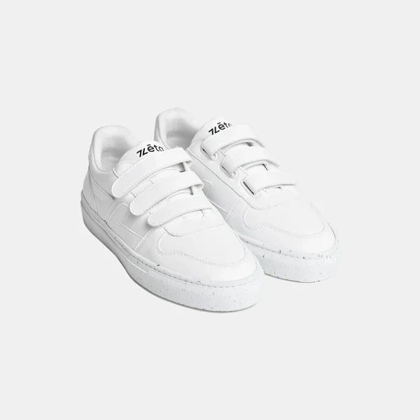 Baskets véganes blanches - Velcro - Image 5