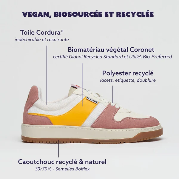 Baskets véganes en toile de Cordura Sole - Kiboko - Image 3