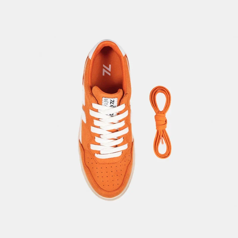 Baskets véganes suède Orange - Bêta B3 - Image 11