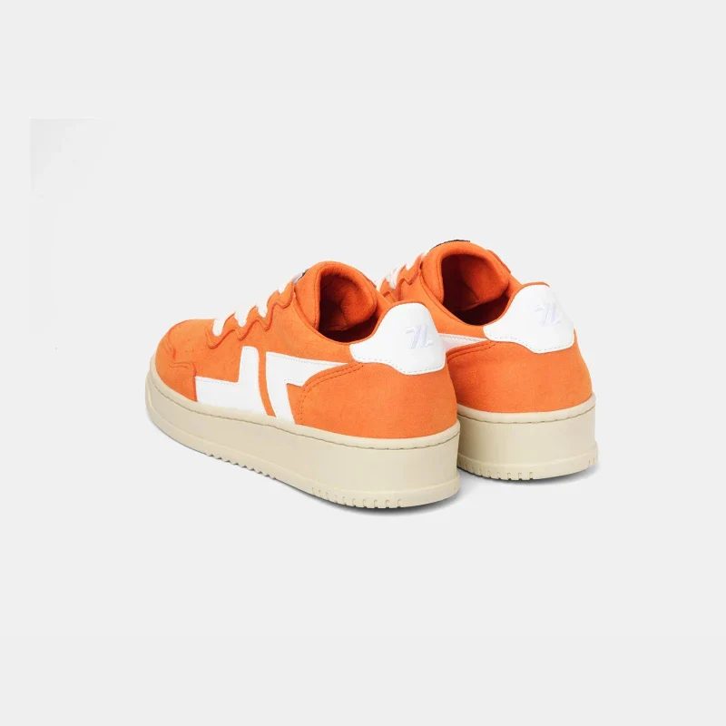 Baskets véganes suède Orange - Bêta B3 - Image 9