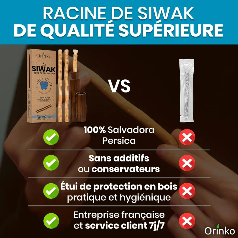 Bâtons de Siwak - Brosse à dents 100% naturelle  - lot de 4 - Image 13