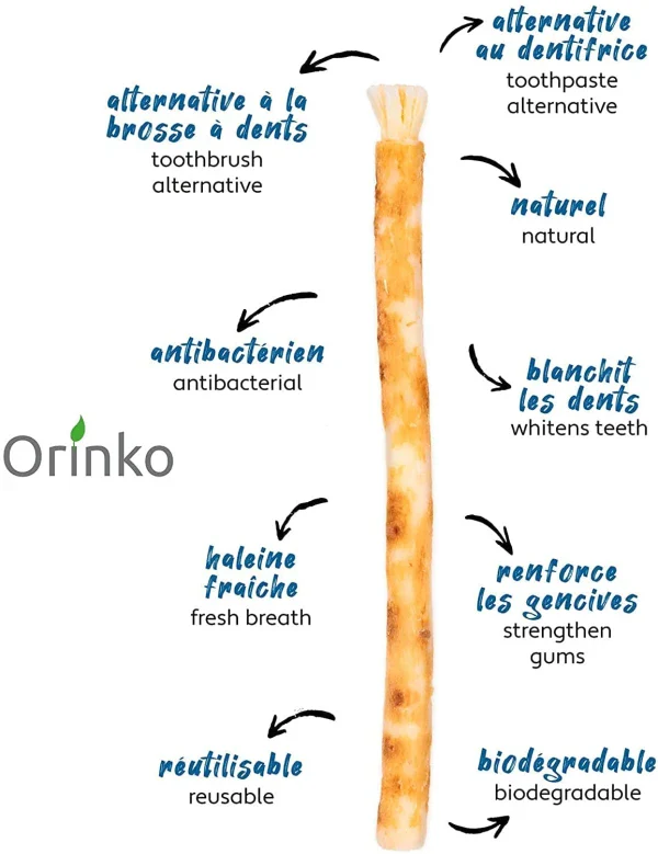 Bâtons de Siwak (Miswak) X12 - Brosse à Dents 100% Naturelle - Image 2