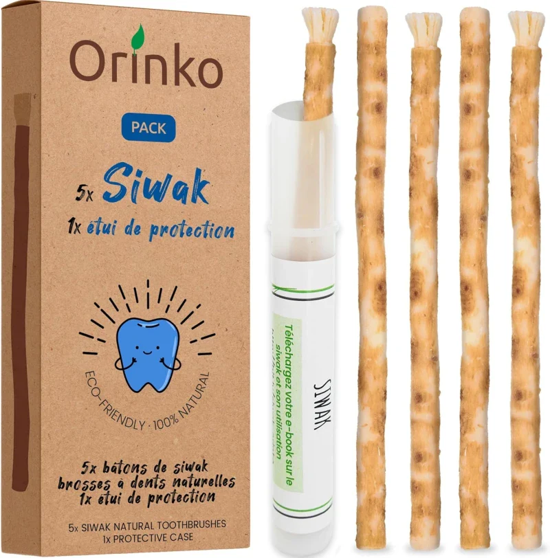 Bâtons de Siwak x5 + Étui de protection - Brosse à Dents 100% Naturelle - Image 16