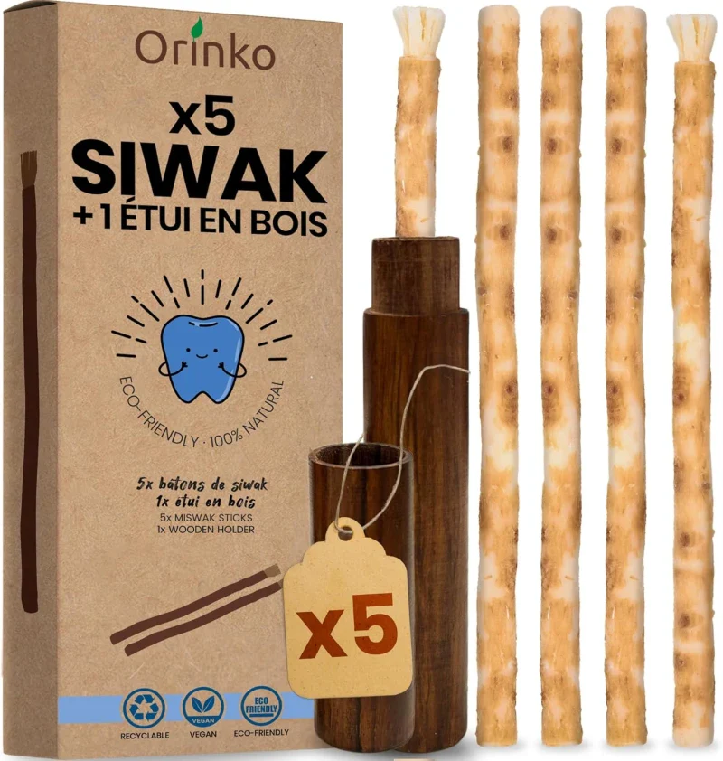 Bâtons de Siwak x5 + Étui de protection - Brosse à Dents 100% Naturelle - Image 9
