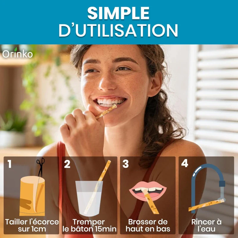 Bâtons de Siwak x6 + 1 Étui de Protection – Brosse à Dents 100% Naturelle - Image 6