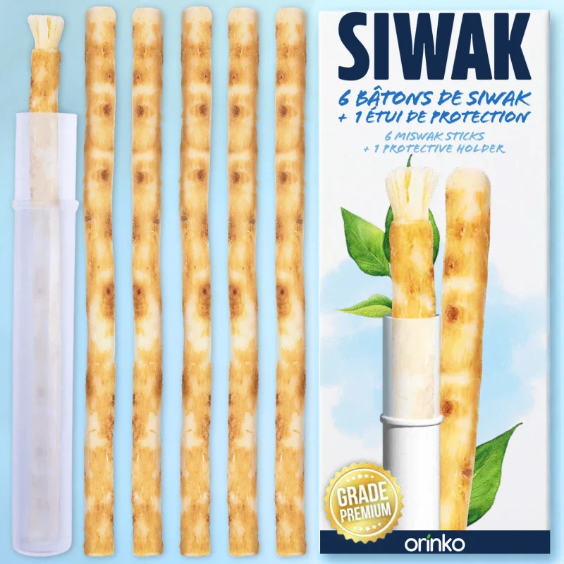 Bâtons de Siwak x6 + 1 Étui de Protection – Brosse à Dents 100% Naturelle - Image 8