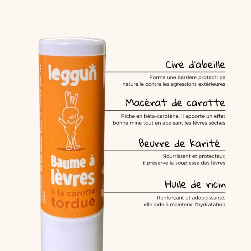 Baume à Lèvres Naturel à la Carotte Tordue - Image 4