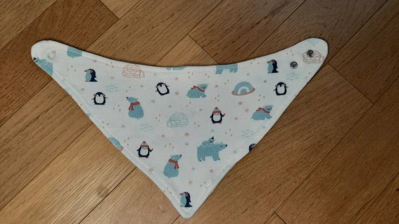 Bavoir bandana en coton pour bébés - Image 2